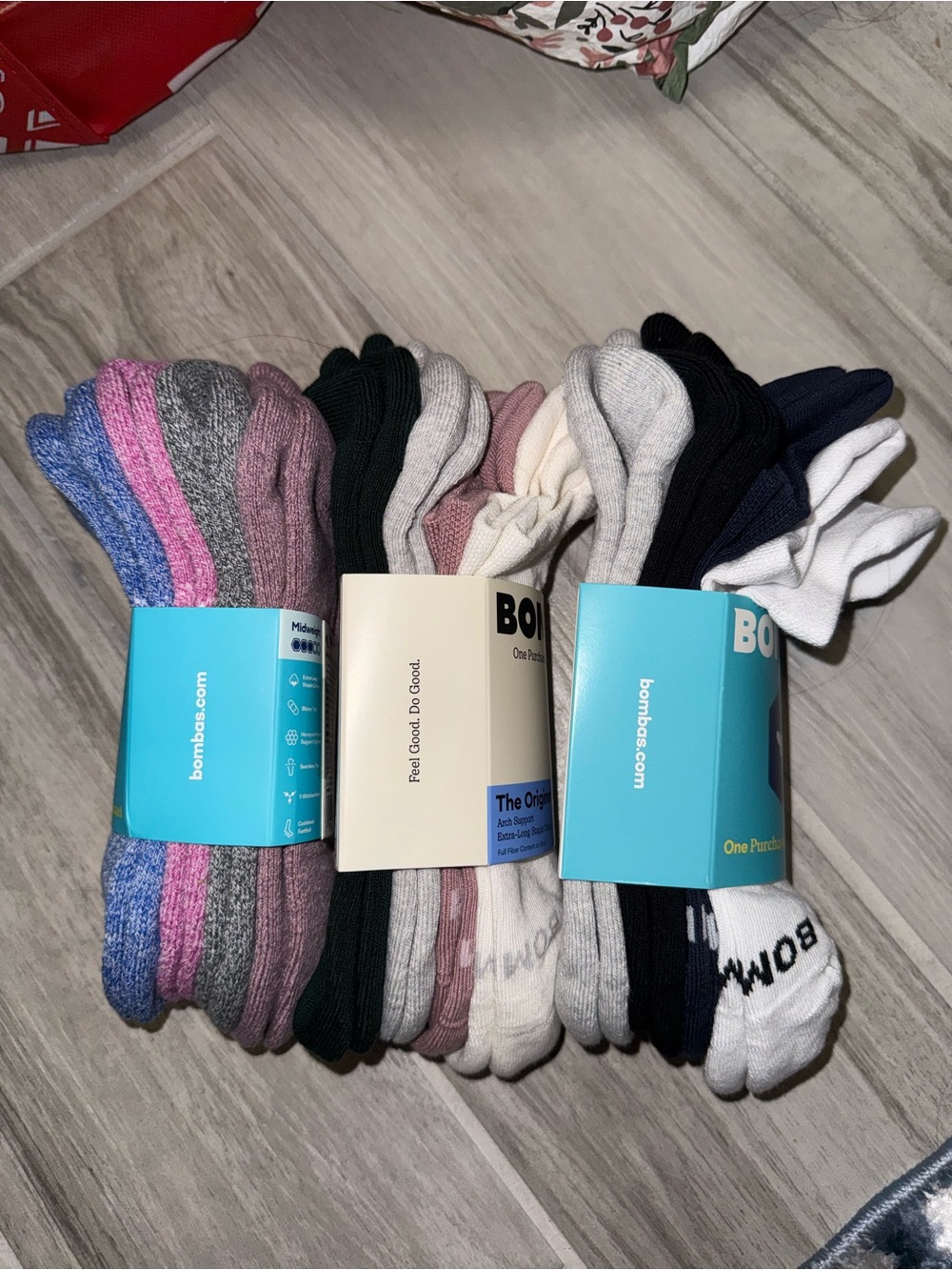 Bombas Women's Assorted Socks - 3 Multi Color Packs- 12 Pairs total